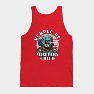 Purple Up For Military Child - Military Purple-Up Day Tank Top
